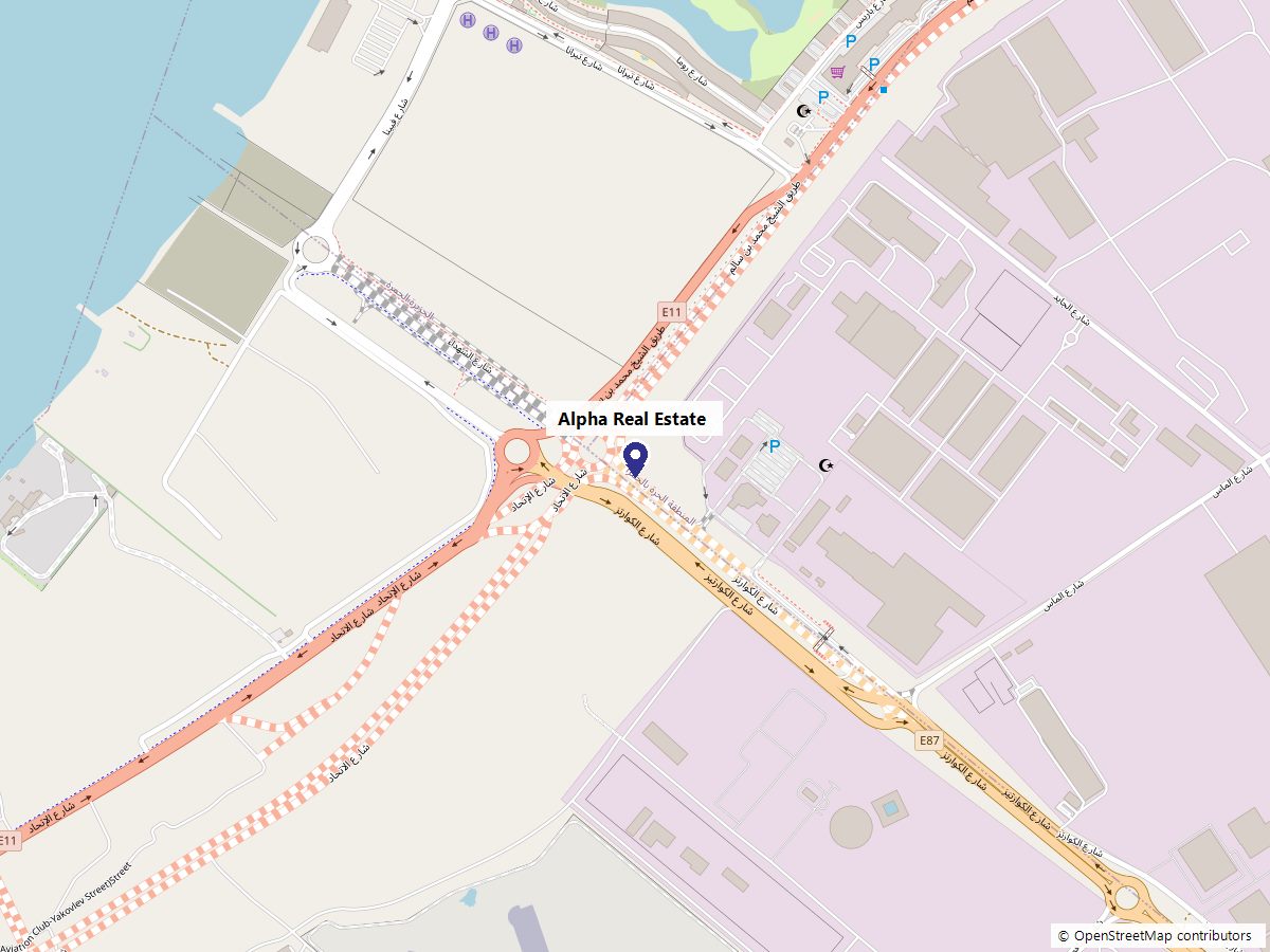 Alpha Real Estate office location: RAKEZ Amenity Center, Al Hamra Industrial Zone-FZ, Ras Al Khaimah